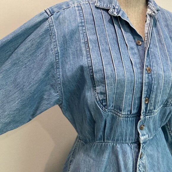 Vintage Ralph Lauren Western Denim Dress - Picture 6 of 12